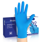 Premium Blue Nitrile Gloves – Box of 50 (Powder-Free, Non-Sterile)