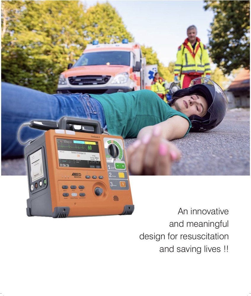 Allied Cardiasafe II Biphasic Defibrillator Monitor: Your Fastest Path to Life-Saving Intervention