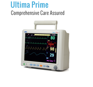 BPL Ultima Prime Multi-Parameter Patient Monitor - Advanced Patient Monitoring for Hospitals & Clinics