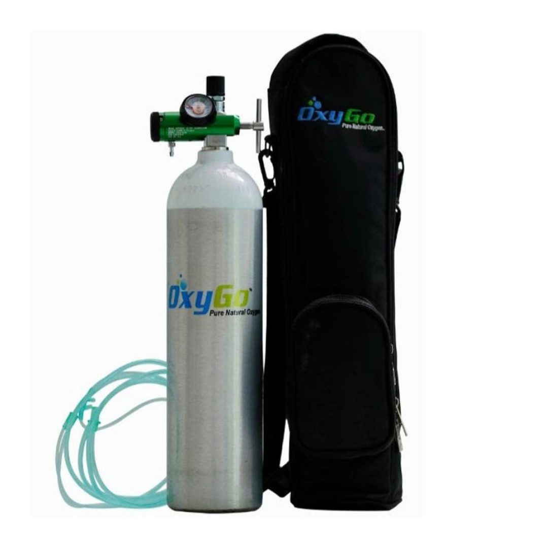 Complete Portable Oxygen cylinder Kit - Oxygo 2.2L