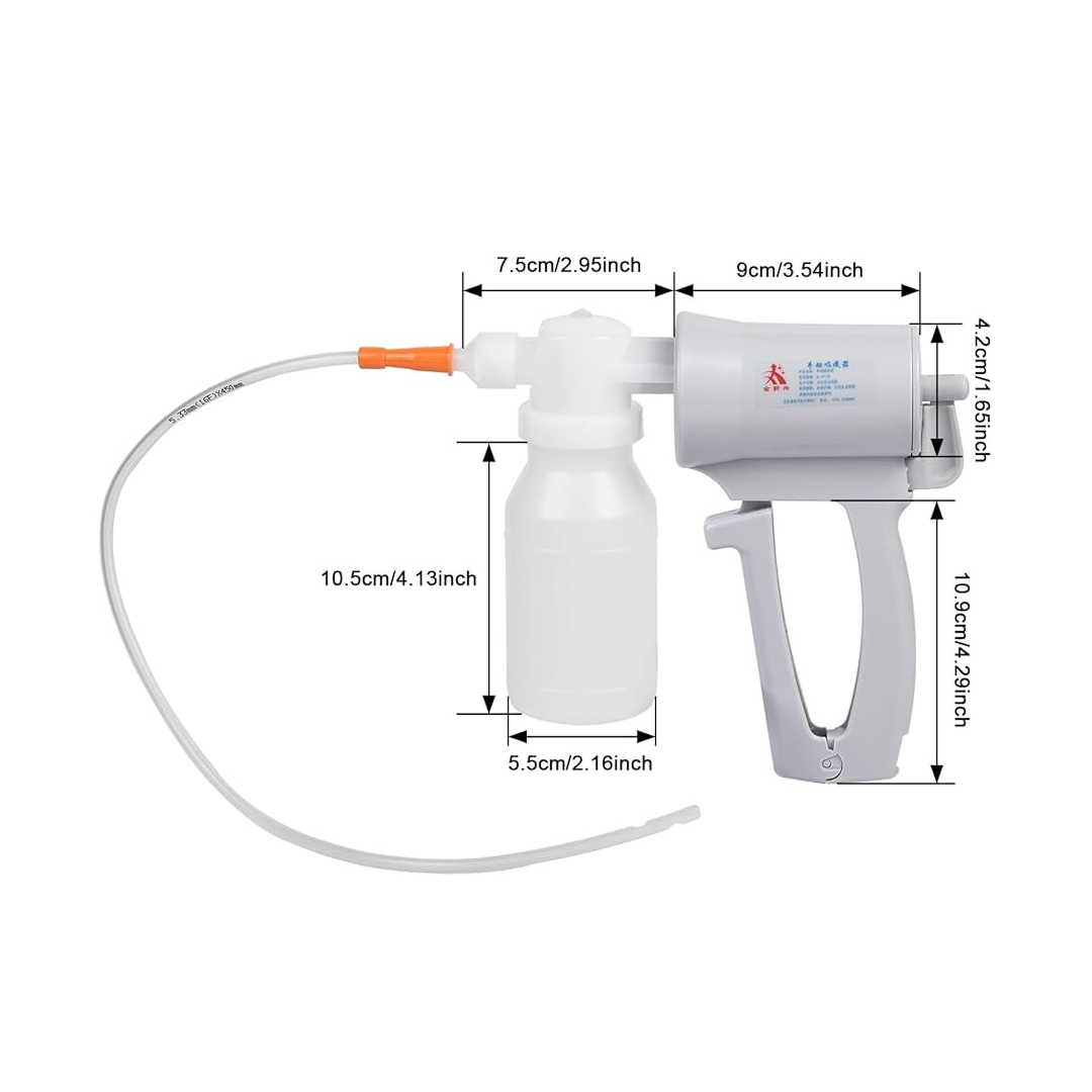 Manual Portable Suction Pump – Handheld Medical Aspirator