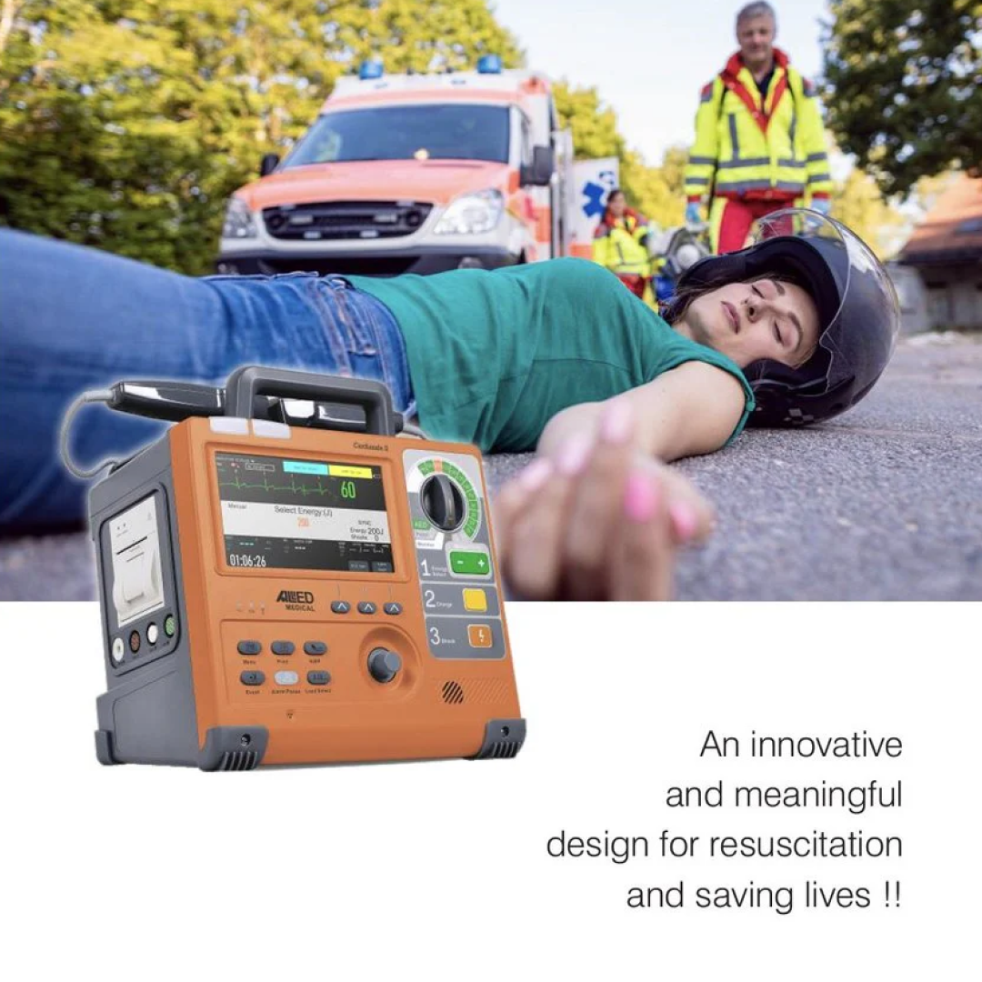ALLIED Cardiasafe II Biphasic Defibrillator Monitor