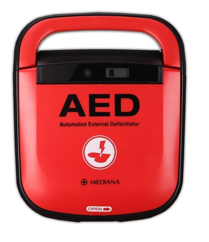 MEDIANA HeartOn AED A15 - Semi-Automatic External Defibrillator - Compact & Reliable