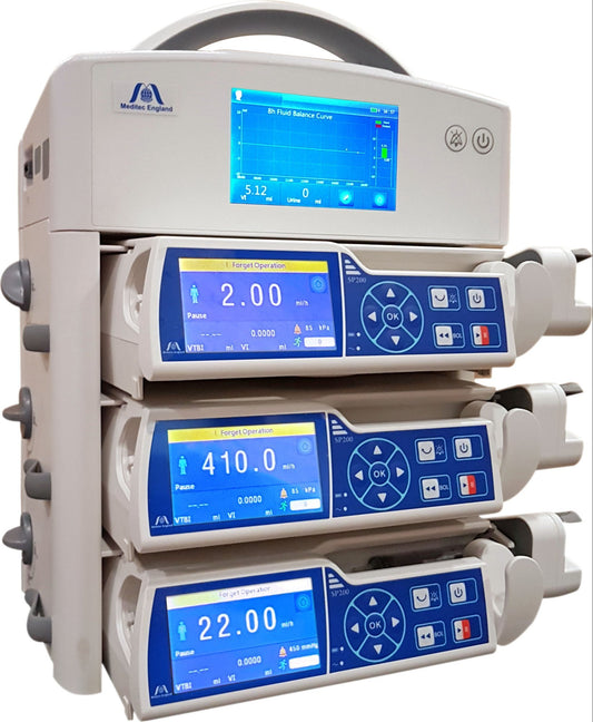 ALLIED Meditec IP200 Volumetric Infusion Pump - Microprocessor Controlled for Accurate Drip Infusion