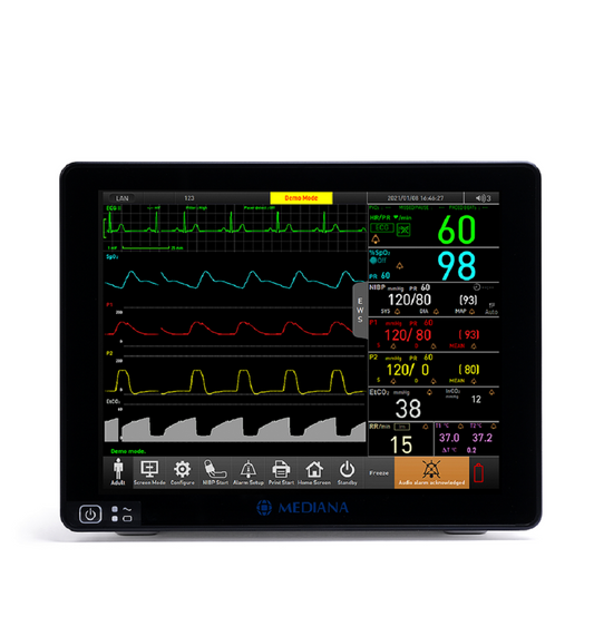 MEDIANA M40 Multi Parameter Patient Monitor - Compact, Functional & Continuous Monitoring