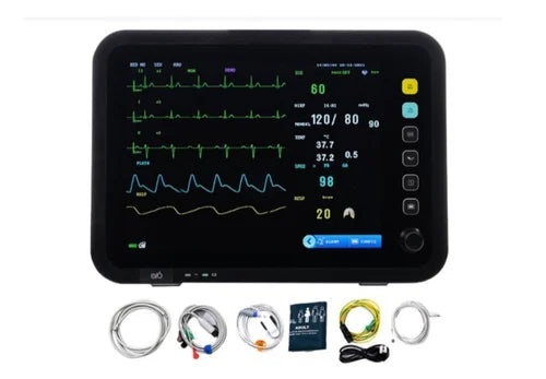 Yonker Patient Monitor - 5 Parameter, 12.1" Display - Advanced Critical Care